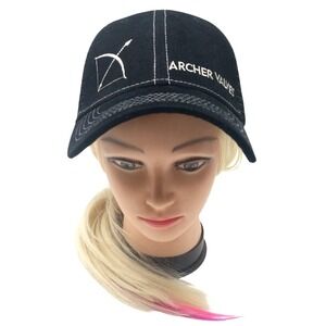 Vintage "Archer Valves" Cap Black Hat adjustable